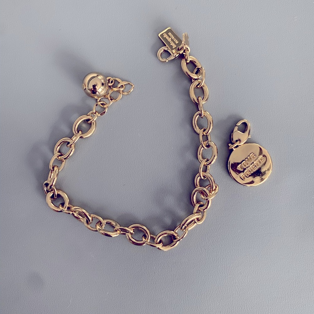 Gold Kate Spade Charm Bracelet